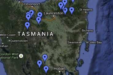Free Fly Fishing Tasmania Maps
