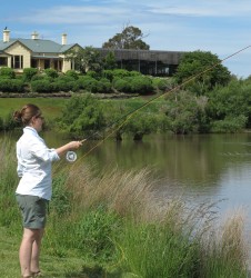 Fly Casting Lessons at Chromy low res